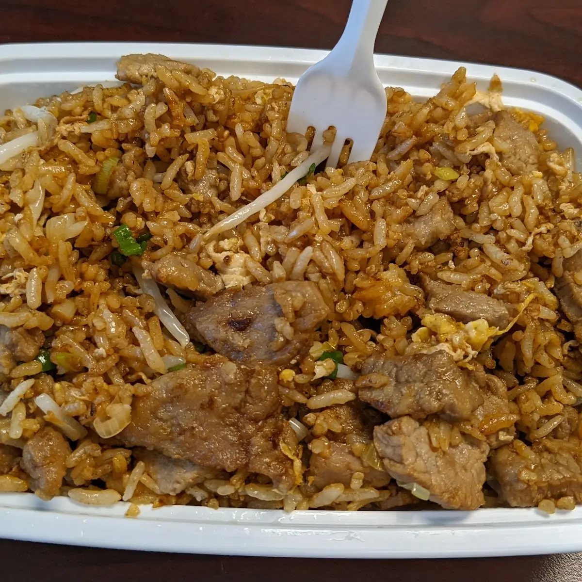 beef fried rice 牛炒饭